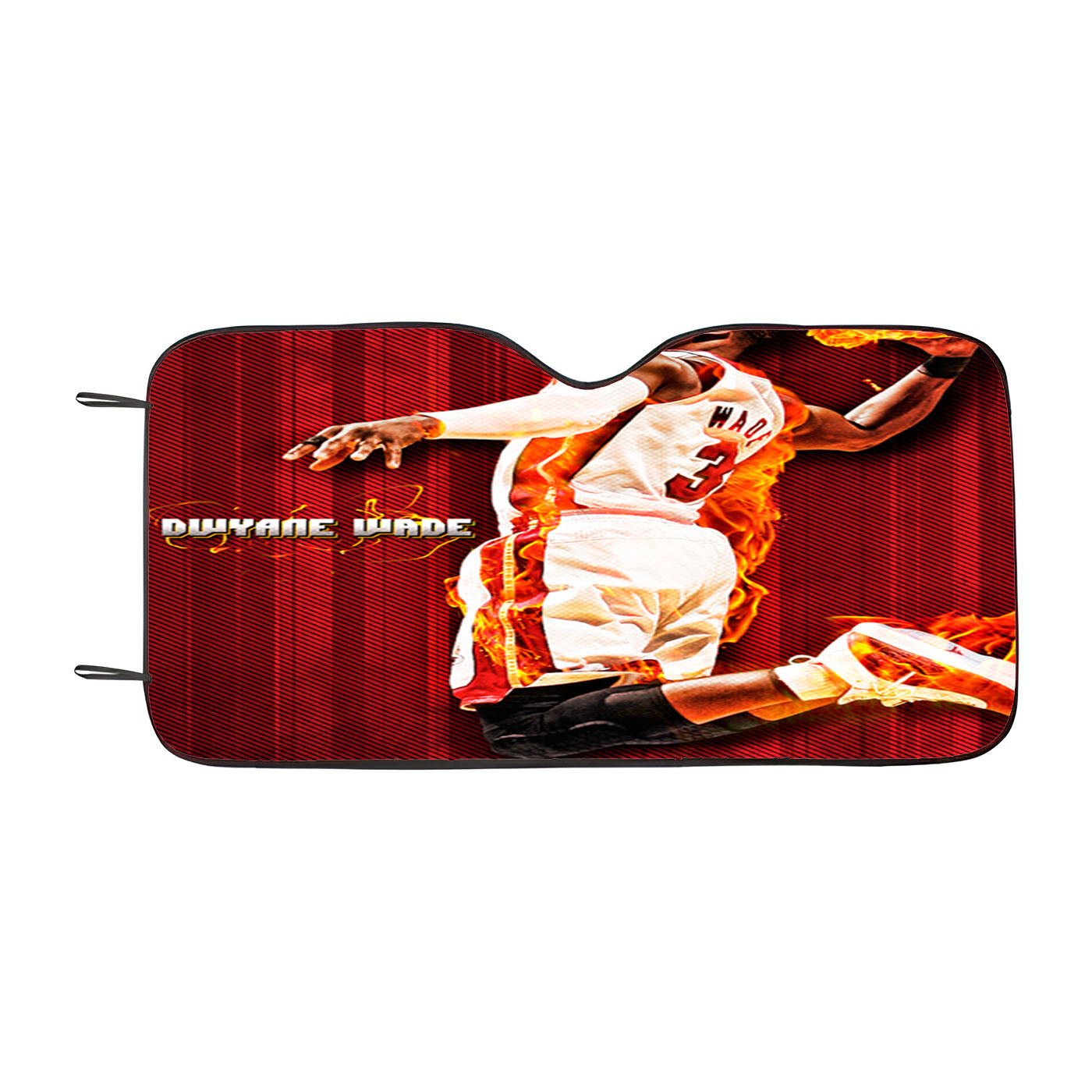 Miami Heat Hardwood 2 Car Auto Sun Shade Windshield Cover