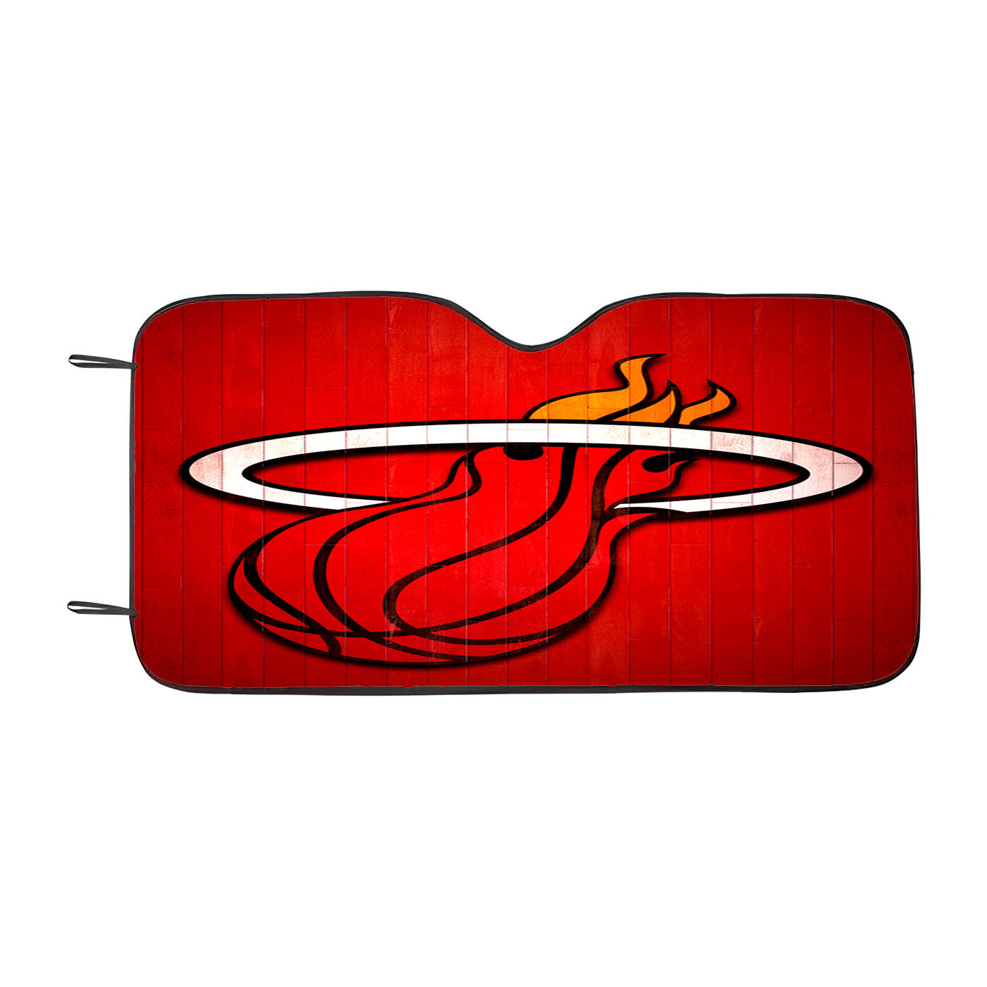 Miami Heat Lebron Running Grey Car Auto Sun Shade Windshield Cover
