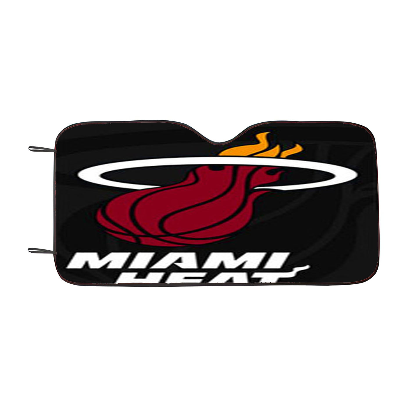 Miami Heat Metal Glossy Logo Car Auto Sun Shade Windshield Cover