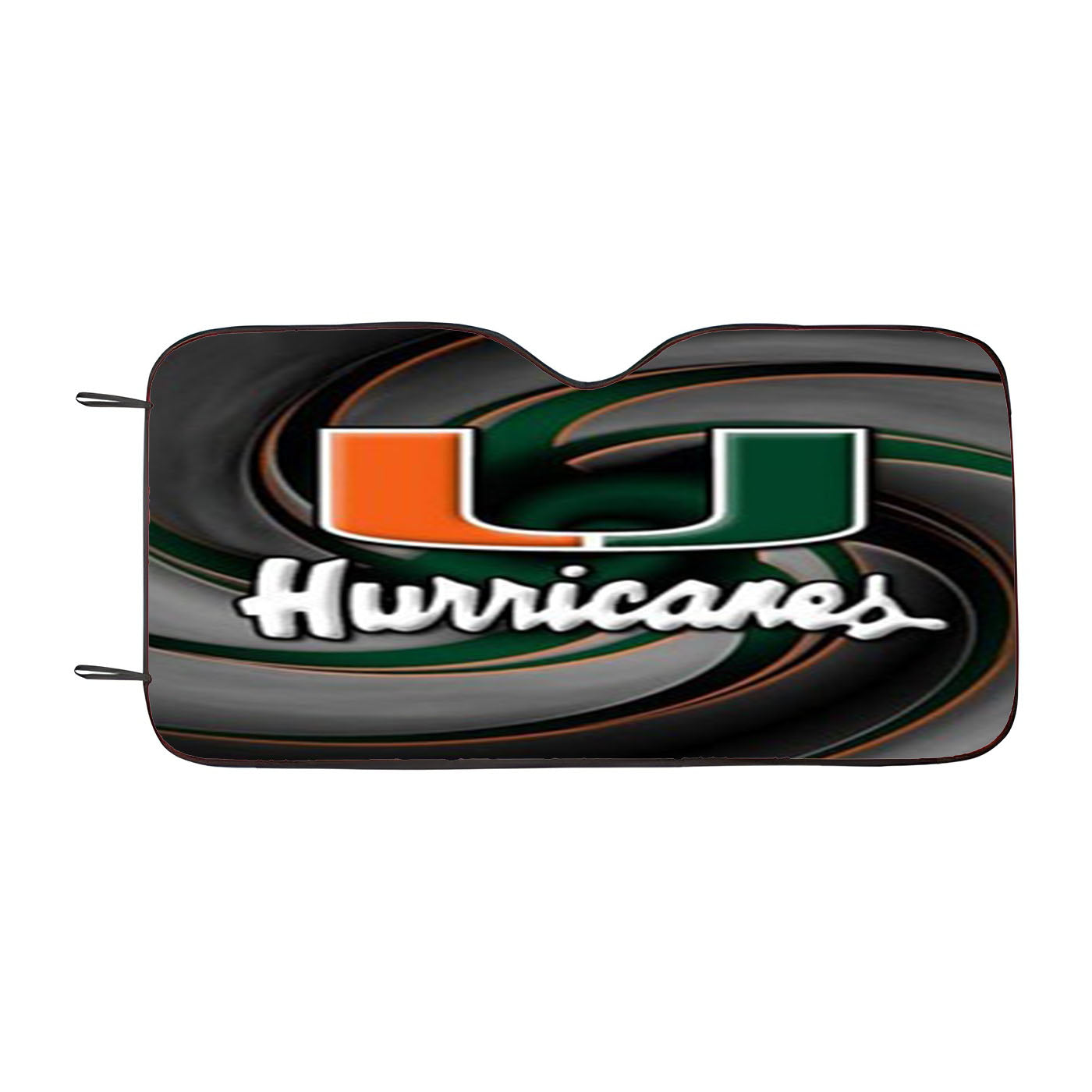 Miami Hurricanes Um Adidas Car Auto Sun Shade Windshield Cover
