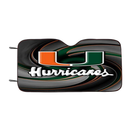 Miami Hurricanes Um Adidas Car Auto Sun Shade Windshield Cover