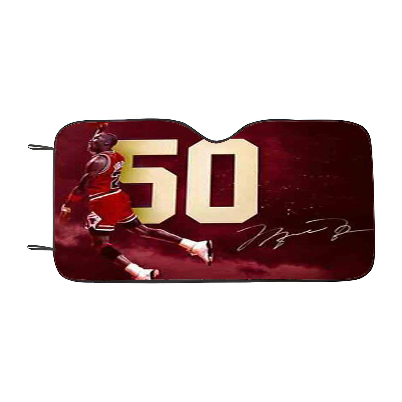 Michael Jordan Air Logo Grain Car Auto Sun Shade Windshield Cover