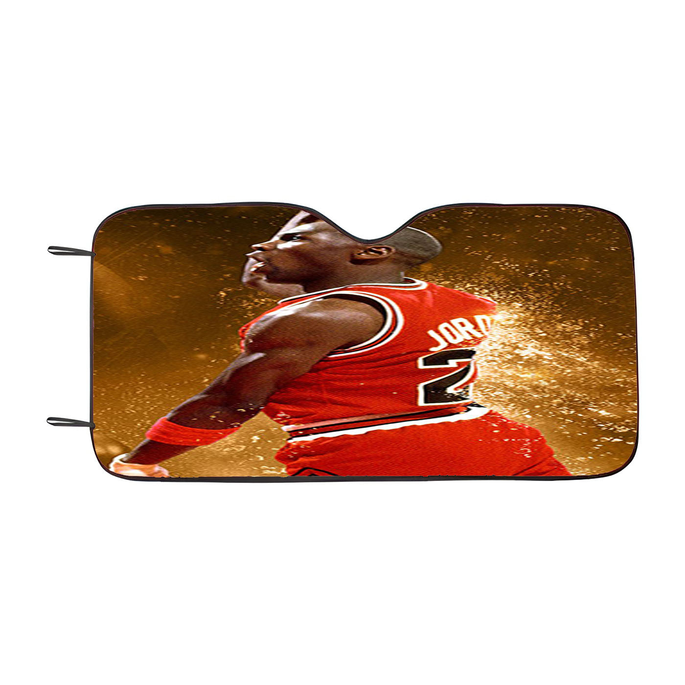 Michael Jordan Chicago Bulls 3 Car Auto Sun Shade Windshield Cover