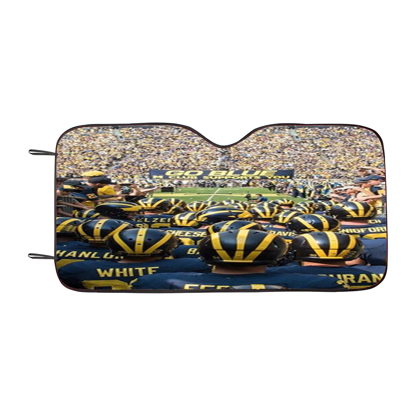 Michigan Wolverines 3 Car Auto Sun Shade Windshield Cover