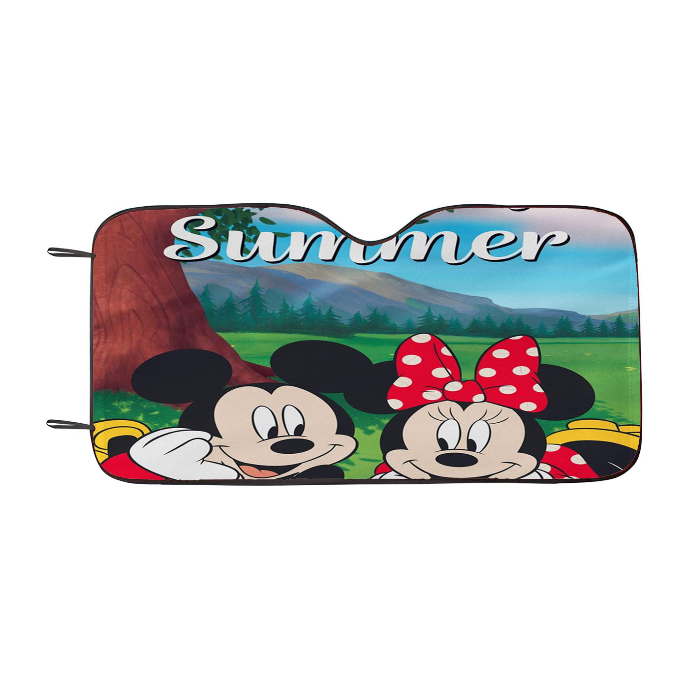 Mickey And Minnie Summer Car Auto Sun Shade Windshield Cover