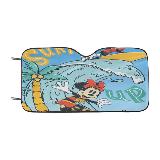 Mickey Mouse And Minnie Mouse Valentines Day Car Auto Sun Shade Windshield Cover