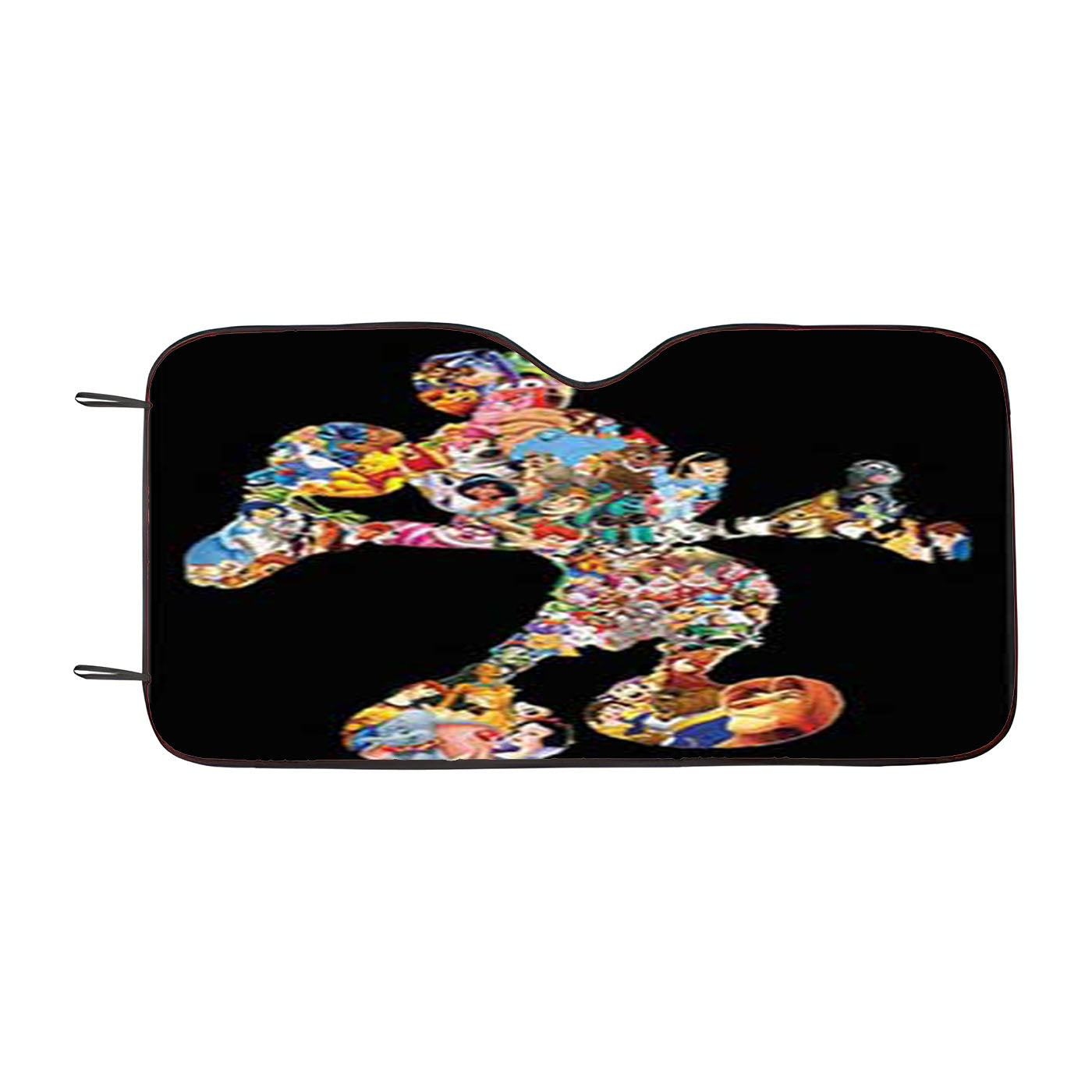Mickey Mouse Coach Black 5 Car Auto Sun Shade Windshield Cover