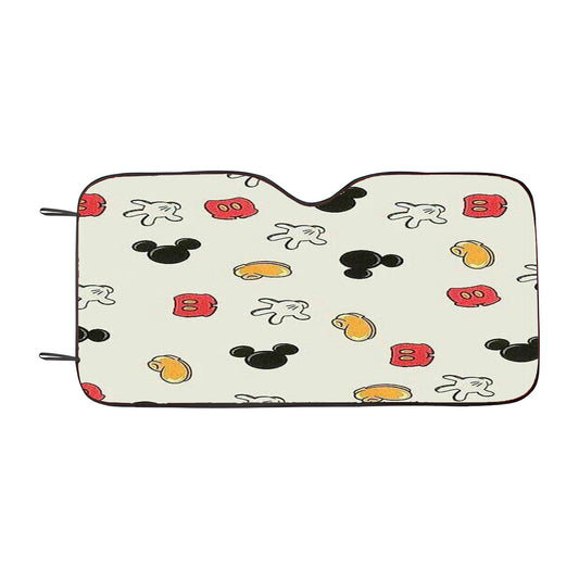 Mickey Pattern Back Case Phone Car Auto Sun Shade Windshield Cover