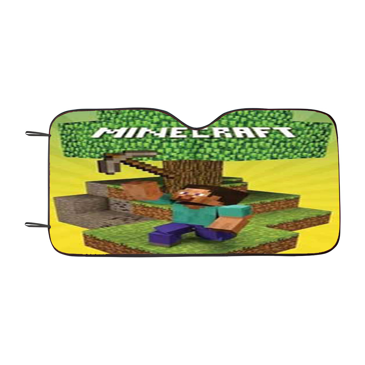 Minecraft Tree Car Auto Sun Shade Windshield Cover