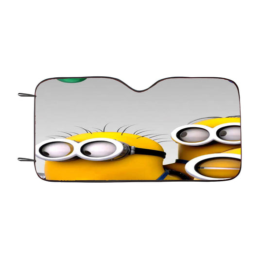 Minion Christmas Car Auto Sun Shade Windshield Cover