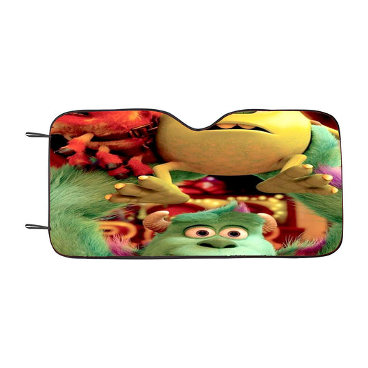 Monster Universal Dolls Christmas Car Auto Sun Shade Windshield Cover