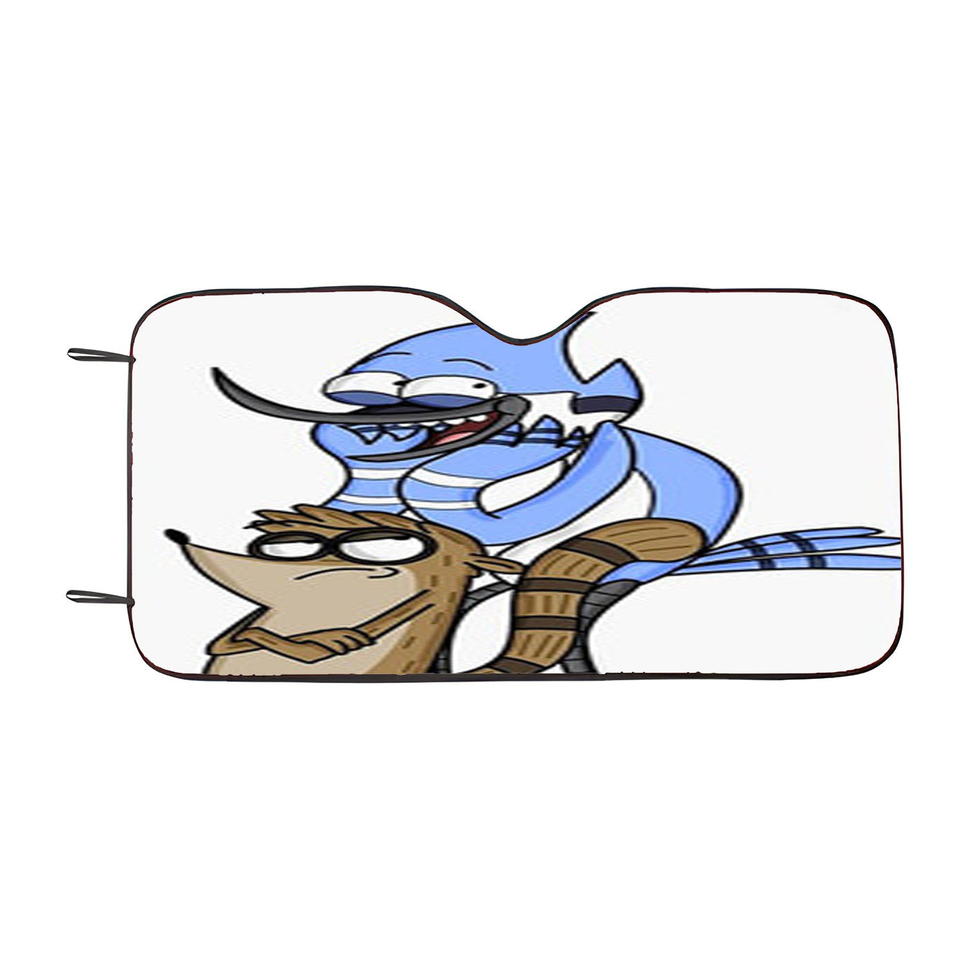 Mordecai Rigby Regular Show Car Auto Sun Shade Windshield Cover