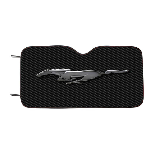 Mustang Logo Car Auto Sun Shade Windshield Cover