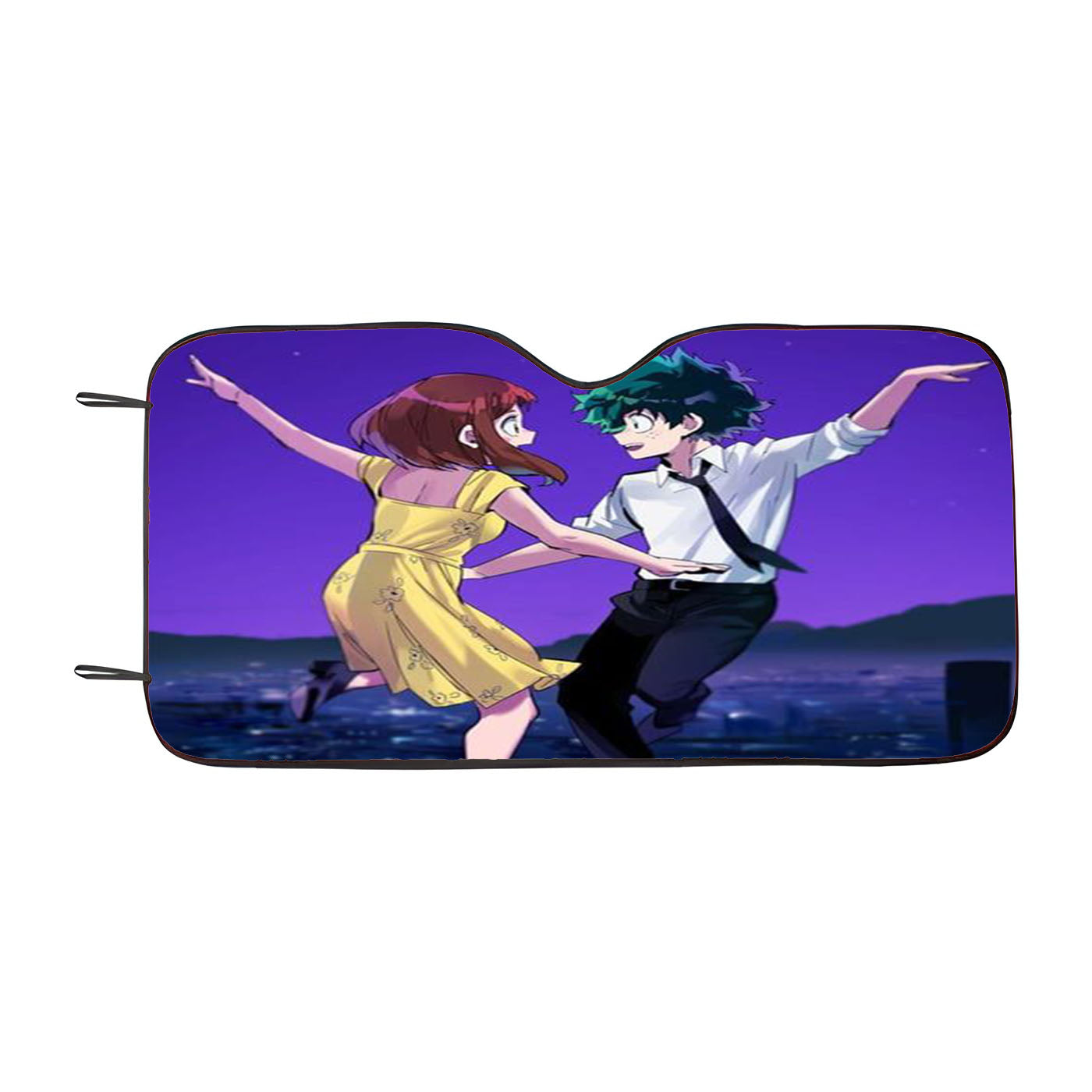 My Hero Academia Dancing Car Auto Sun Shade Windshield Cover