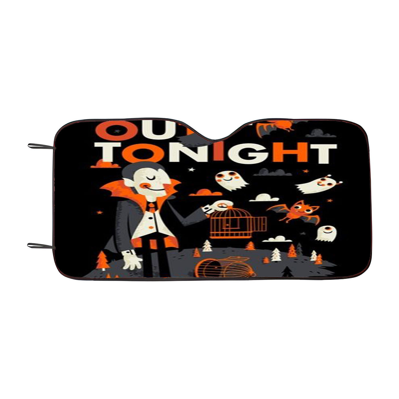 N-531 Halloween Going Out Tonight Car Auto Sun Shade Windshield Cover
