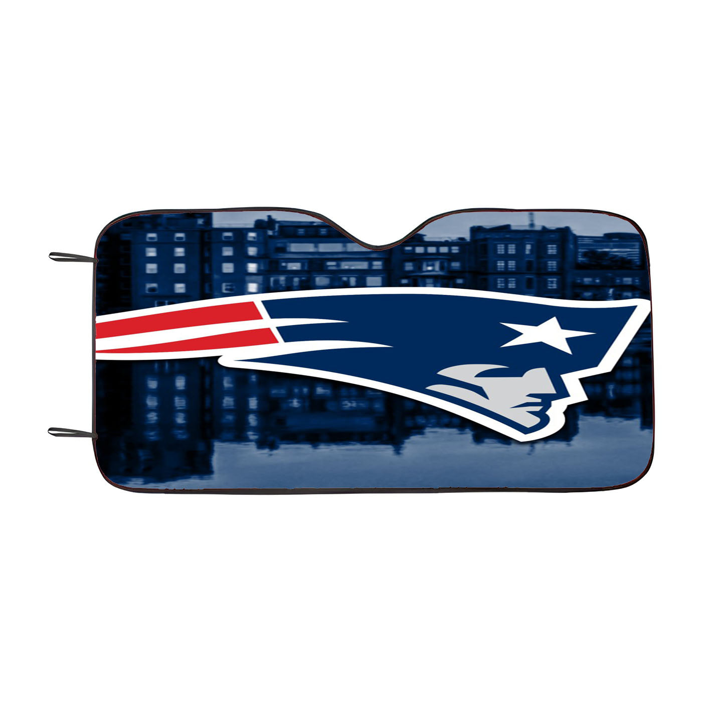 New England Patriots Emblem Car Auto Sun Shade Windshield Cover