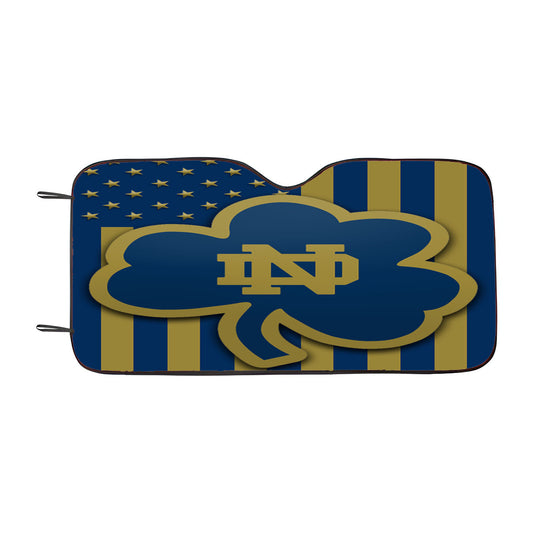 Notre Dame Fighting Irish Logo Wallpaper Car Auto Sun Shade Windshield Cover