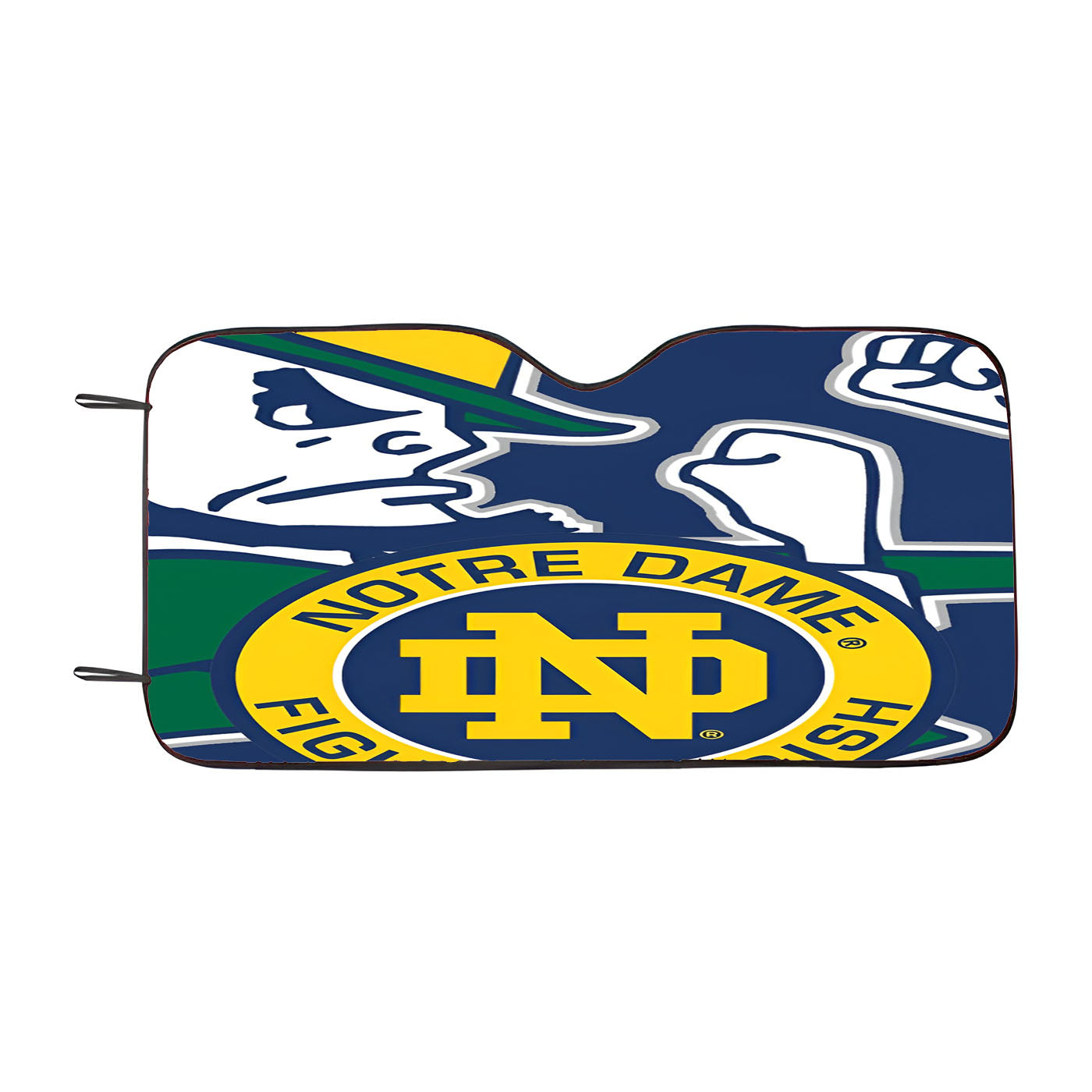 Notre Dame Fighting Irish Minimalist Car Auto Sun Shade Windshield Cover