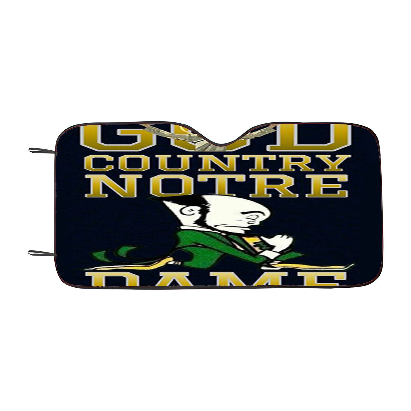Notre Dame God Country Car Auto Sun Shade Windshield Cover