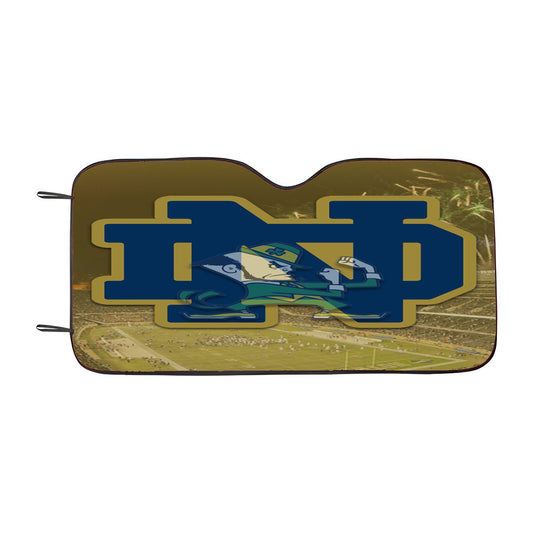 Notre Dame Logo Car Auto Sun Shade Windshield Cover