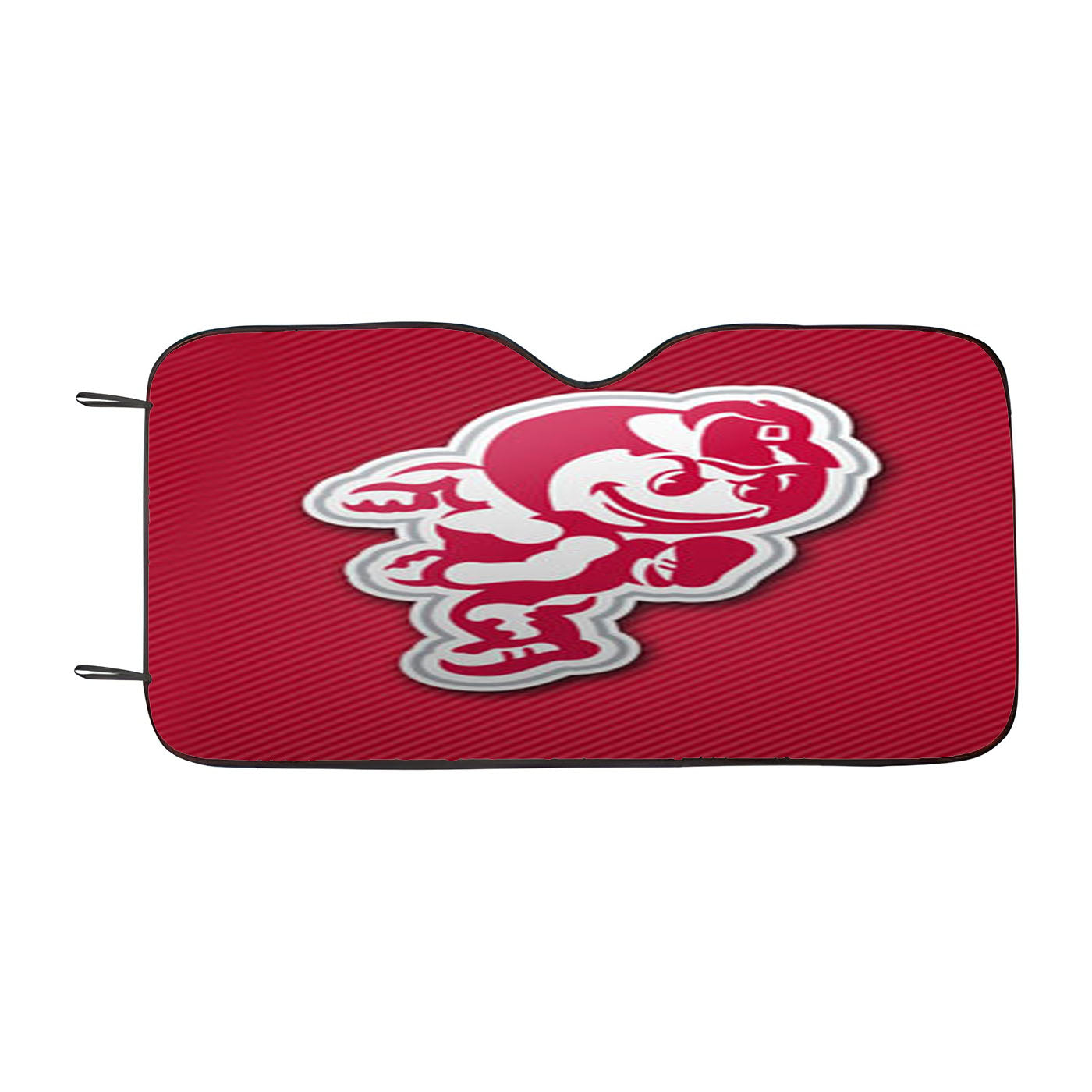 Ohio State Buckeyes Logo Black Car Auto Sun Shade Windshield Cover