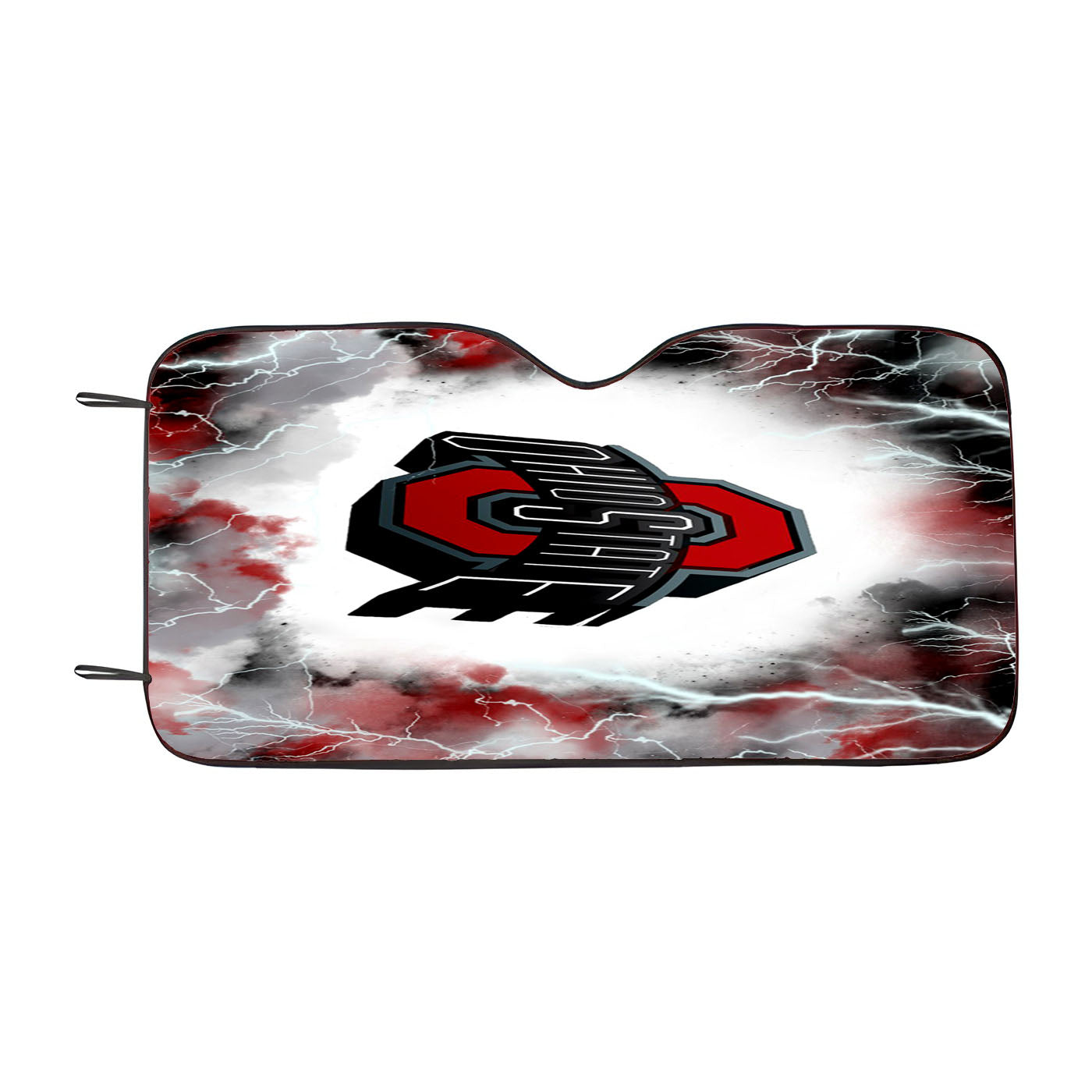 Ohio State Football Car Auto Sun Shade Windshield Cover