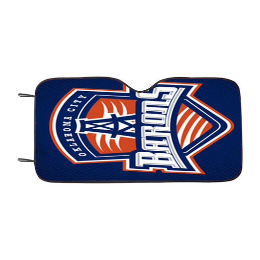 Oklahoma City Barons Art Car Auto Sun Shade Windshield Cover