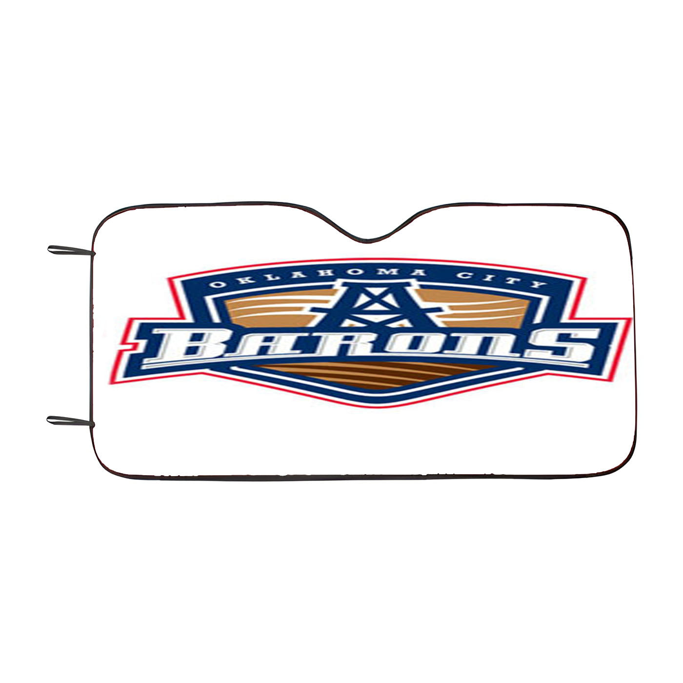 Oklahoma City Barons Car Auto Sun Shade Windshield Cover