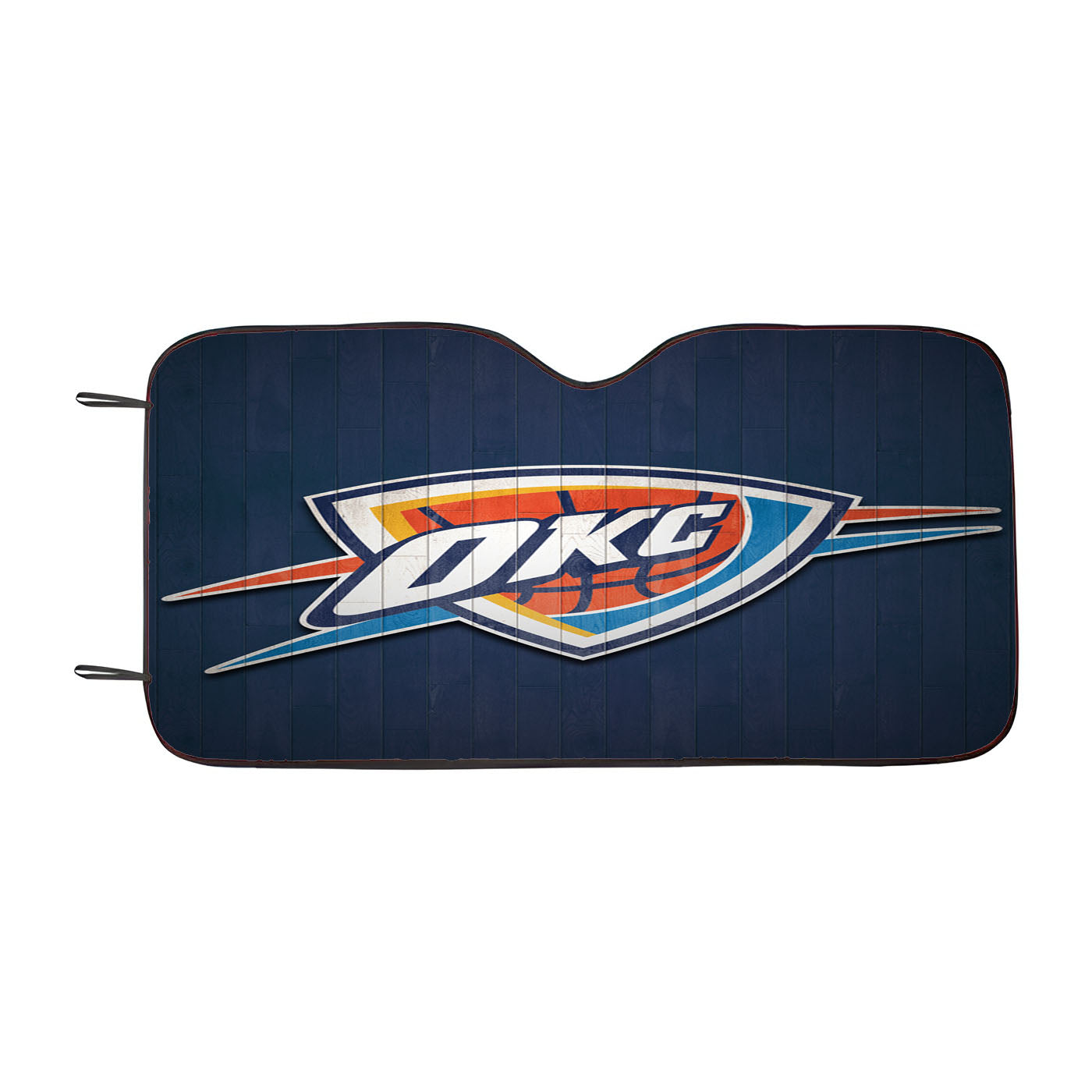 Oklahoma City Thunder Hardwood Car Auto Sun Shade Windshield Cover