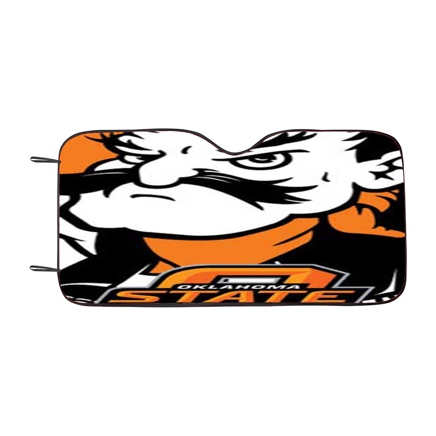 Oklahoma State Big Cowboy Car Auto Sun Shade Windshield Cover