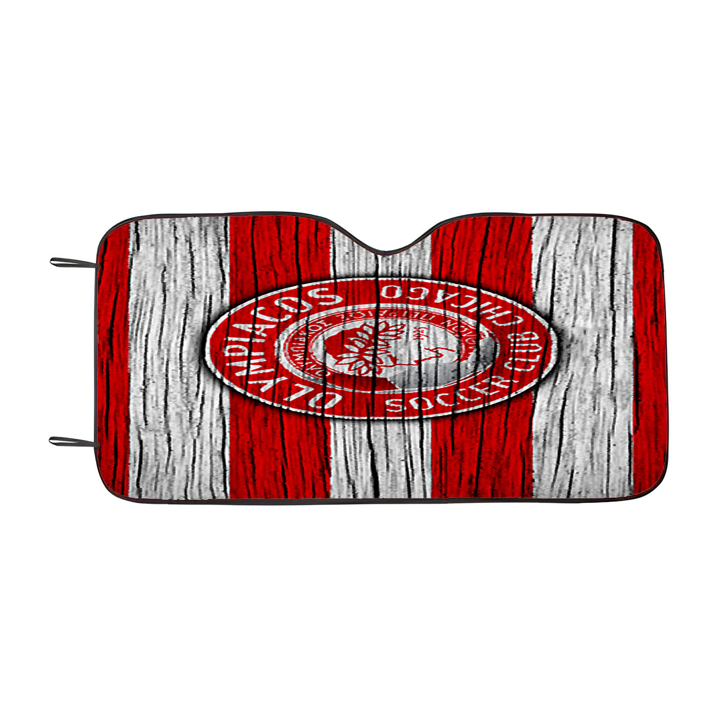 Olympiacos Soccer Club Chicago Flag Car Auto Sun Shade Windshield Cover