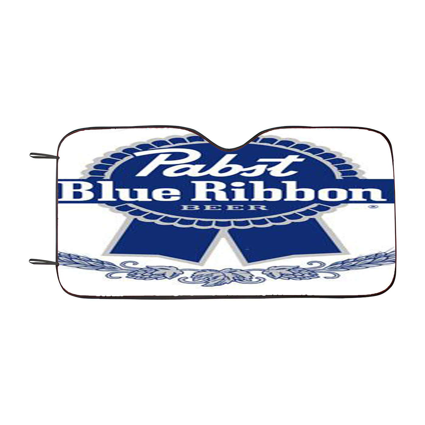 Pabst Blue Ribbon Beer Car Auto Sun Shade Windshield Cover