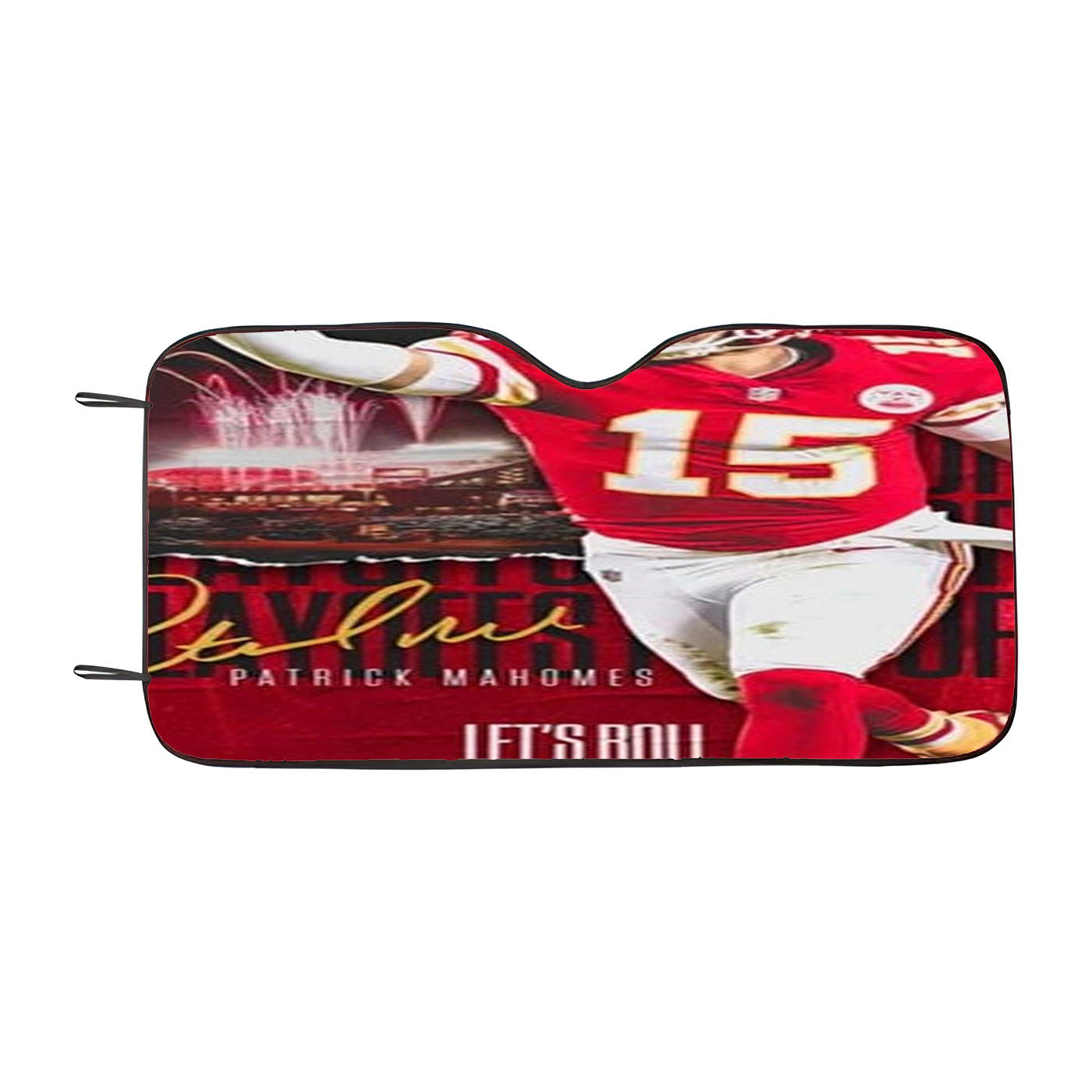 Patrick Mahomes Kc Chiefs Car Auto Sun Shade Windshield Cover