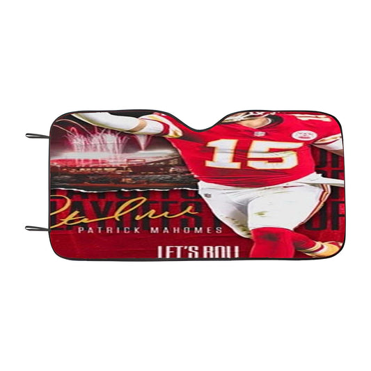 Patrick Mahomes Kc Chiefs Car Auto Sun Shade Windshield Cover