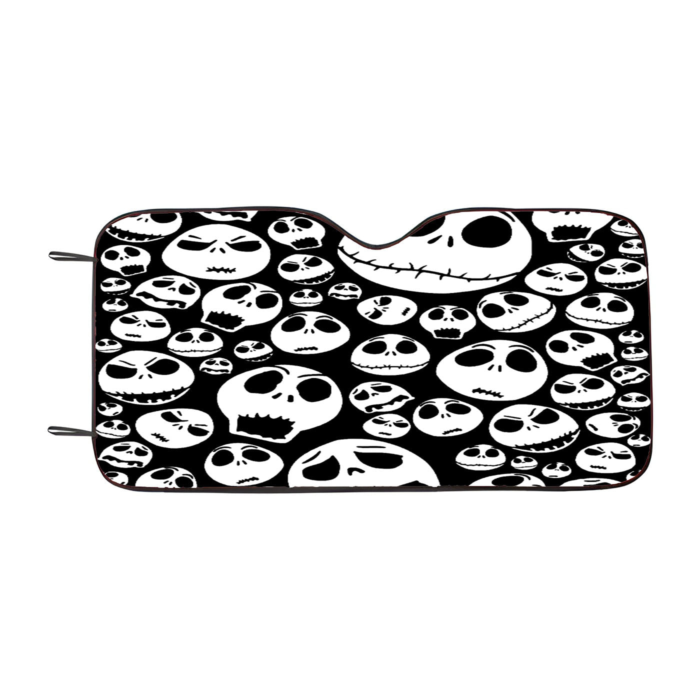Pattern Halloween Jack Skellington Car Auto Sun Shade Windshield Cover