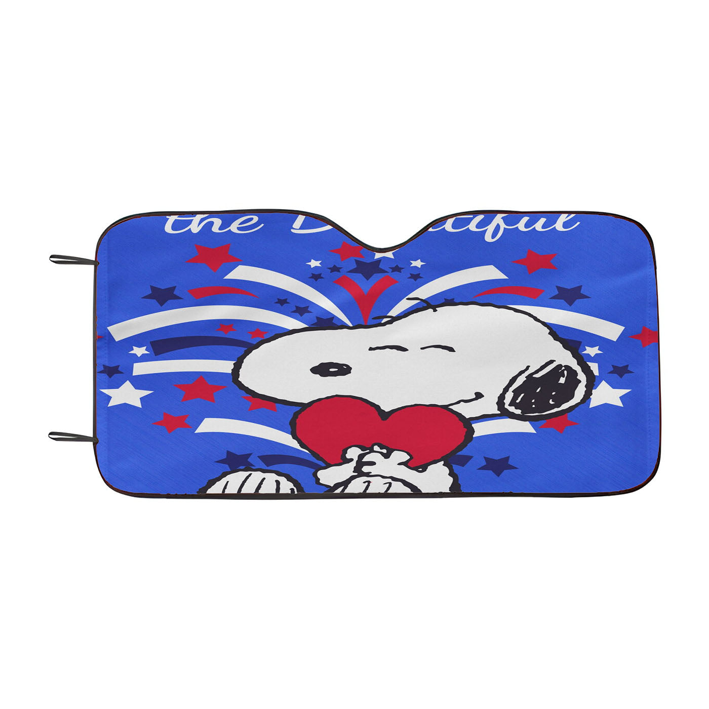Peanuts Astronaut Snoopy One Step Car Auto Sun Shade Windshield Cover