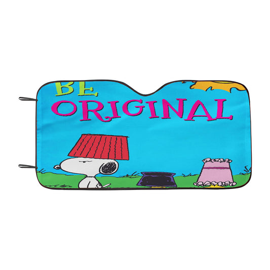 Peanuts Be True To You Snoopy Car Auto Sun Shade Windshield Cover