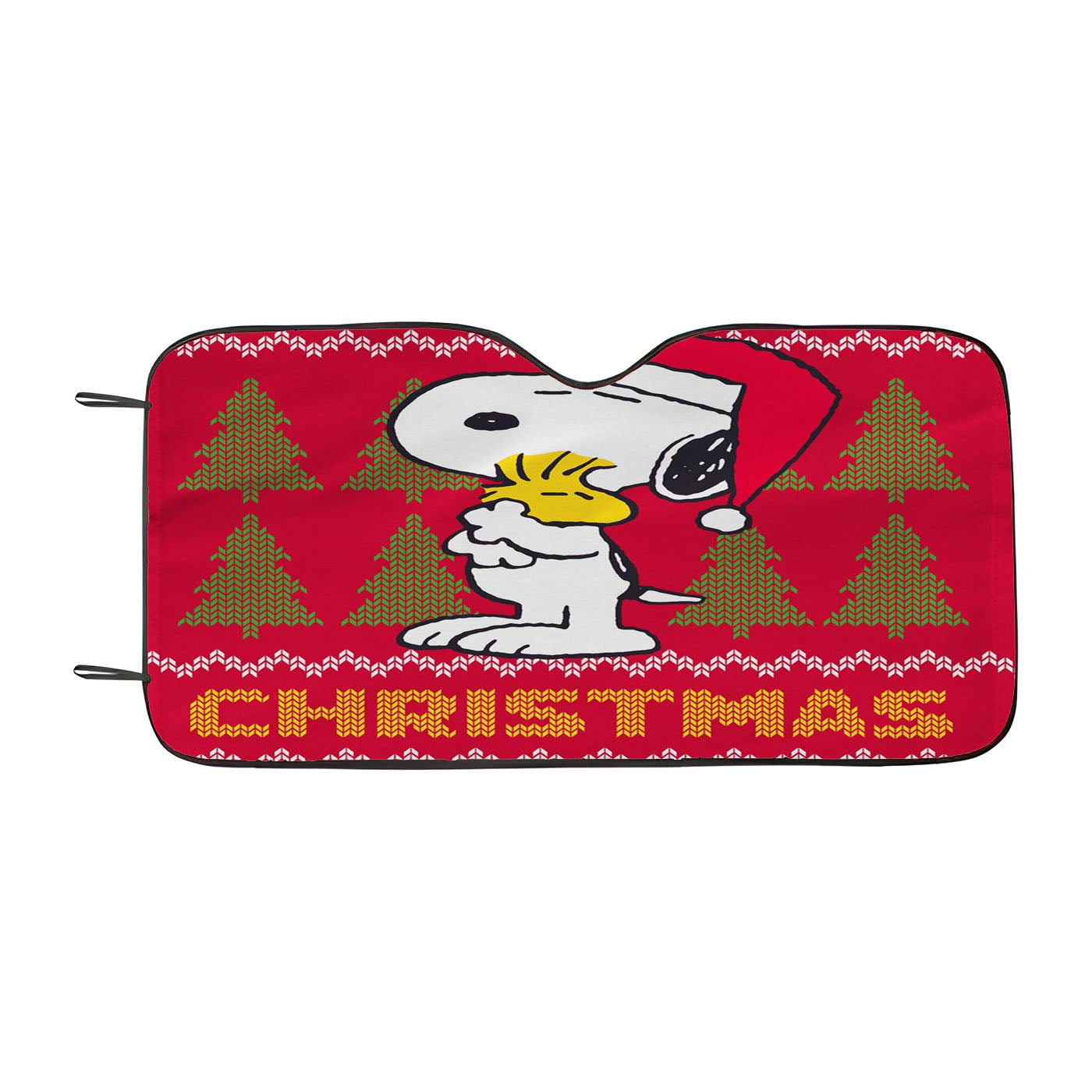 Peanuts Christmas Car Auto Sun Shade Windshield Cover