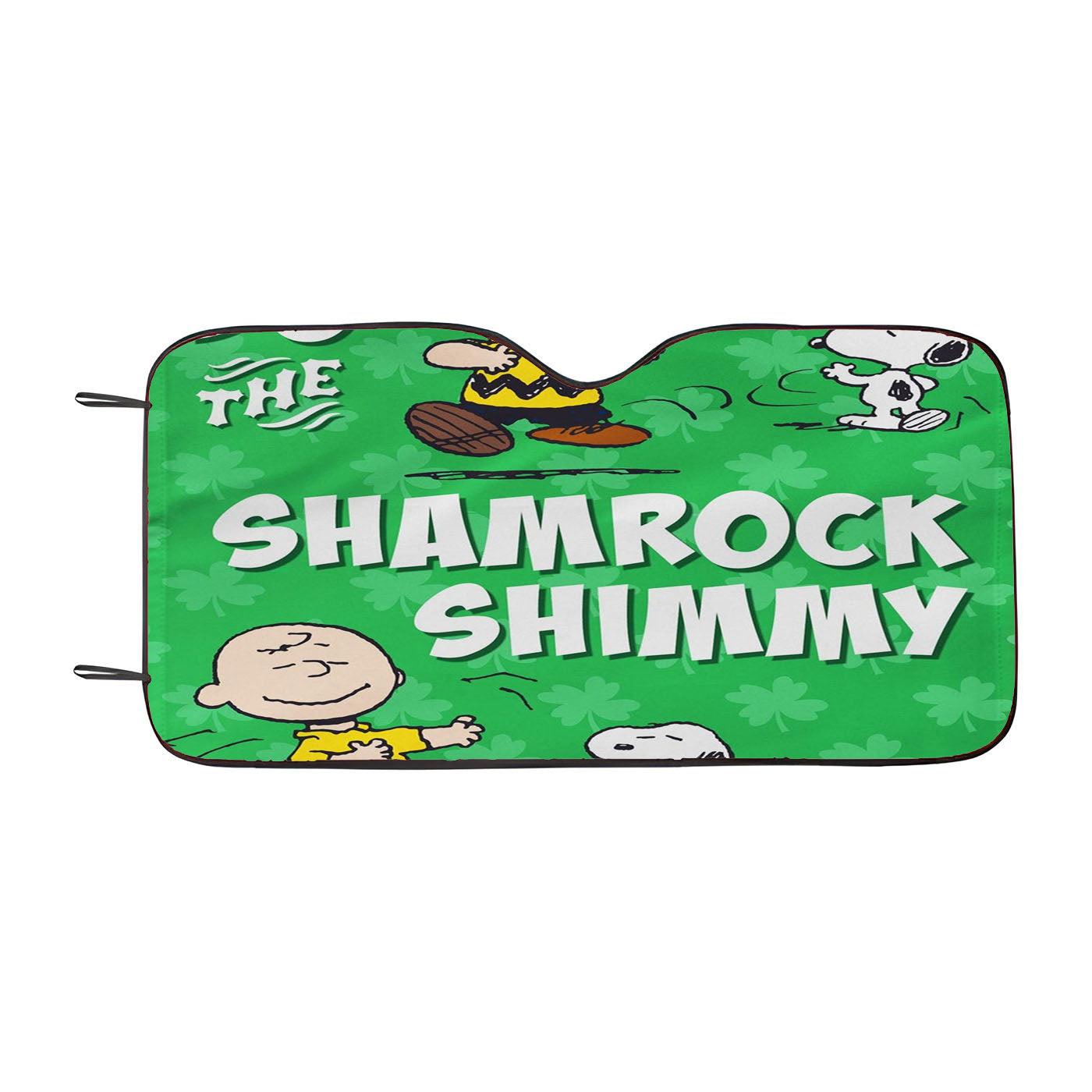 Peanuts Snoopy And Woodstock Christmas 2 Car Auto Sun Shade Windshield Cover