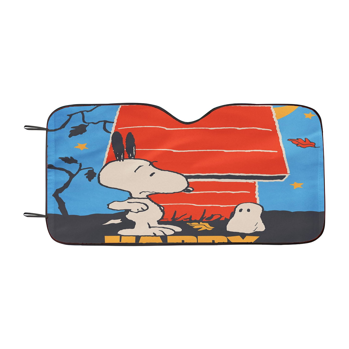 Peanuts Snoopy Graduation Car Auto Sun Shade Windshield Cover