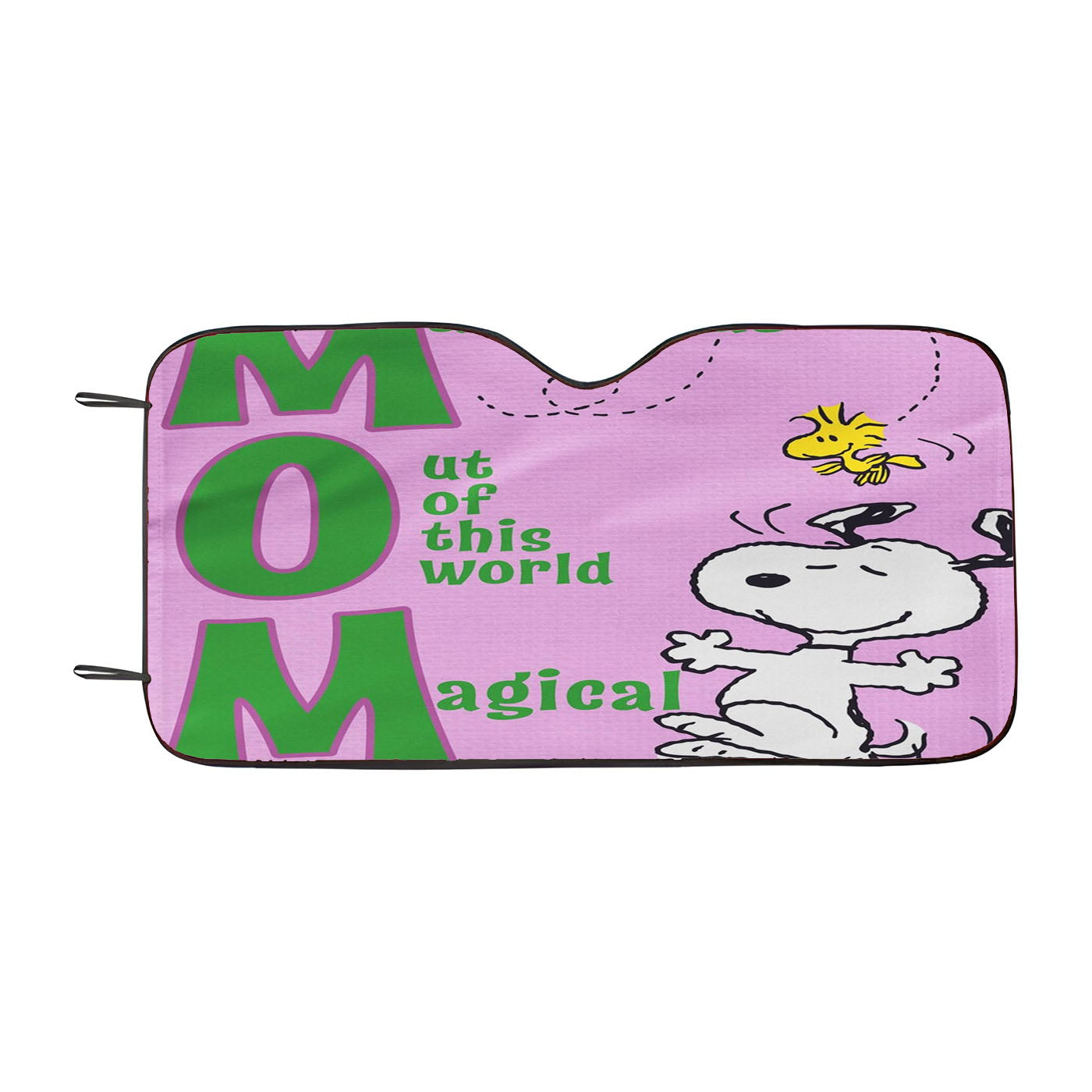 Peanuts Snoopy Mom Car Auto Sun Shade Windshield Cover