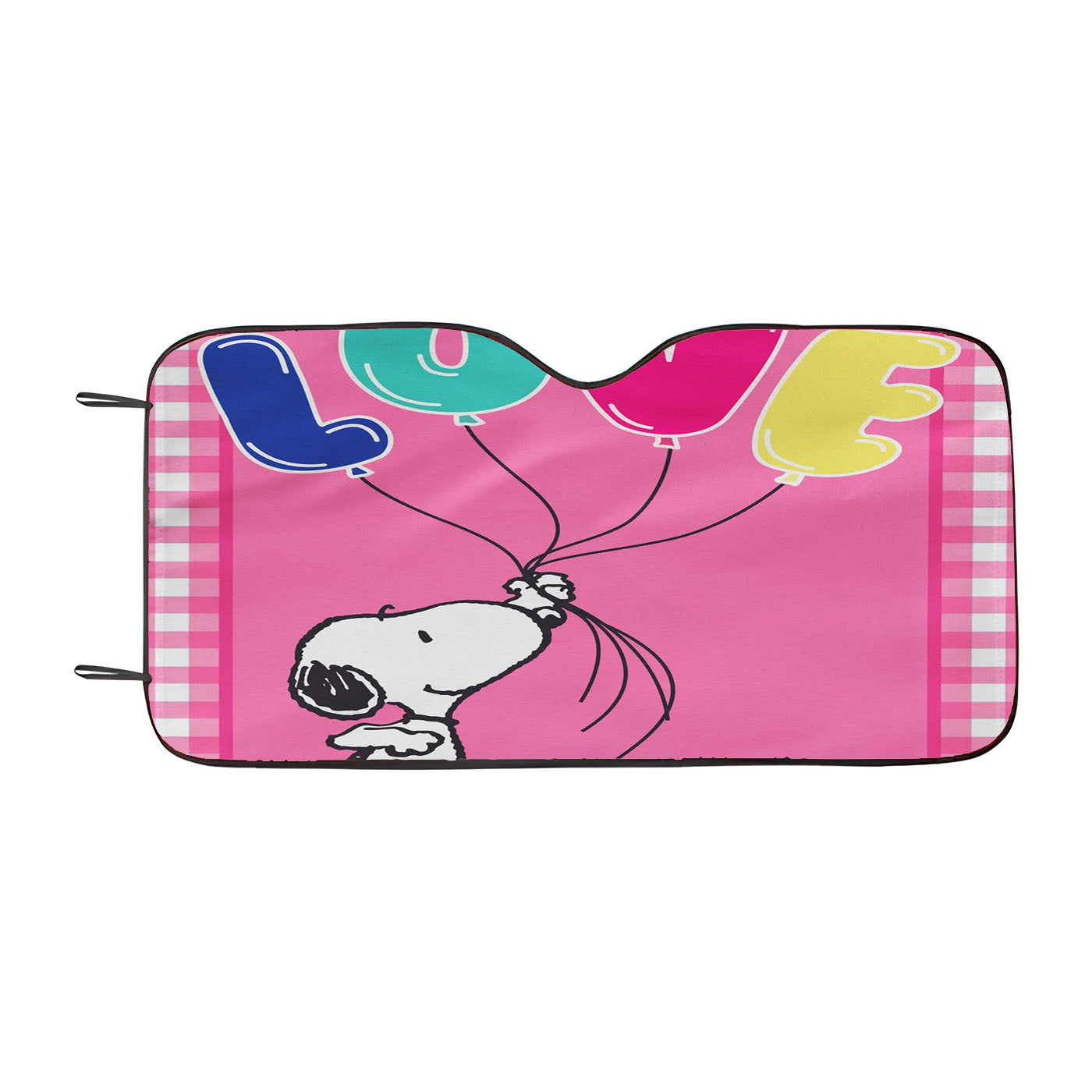 Peanuts Snoopy Winter Christmas Car Auto Sun Shade Windshield Cover