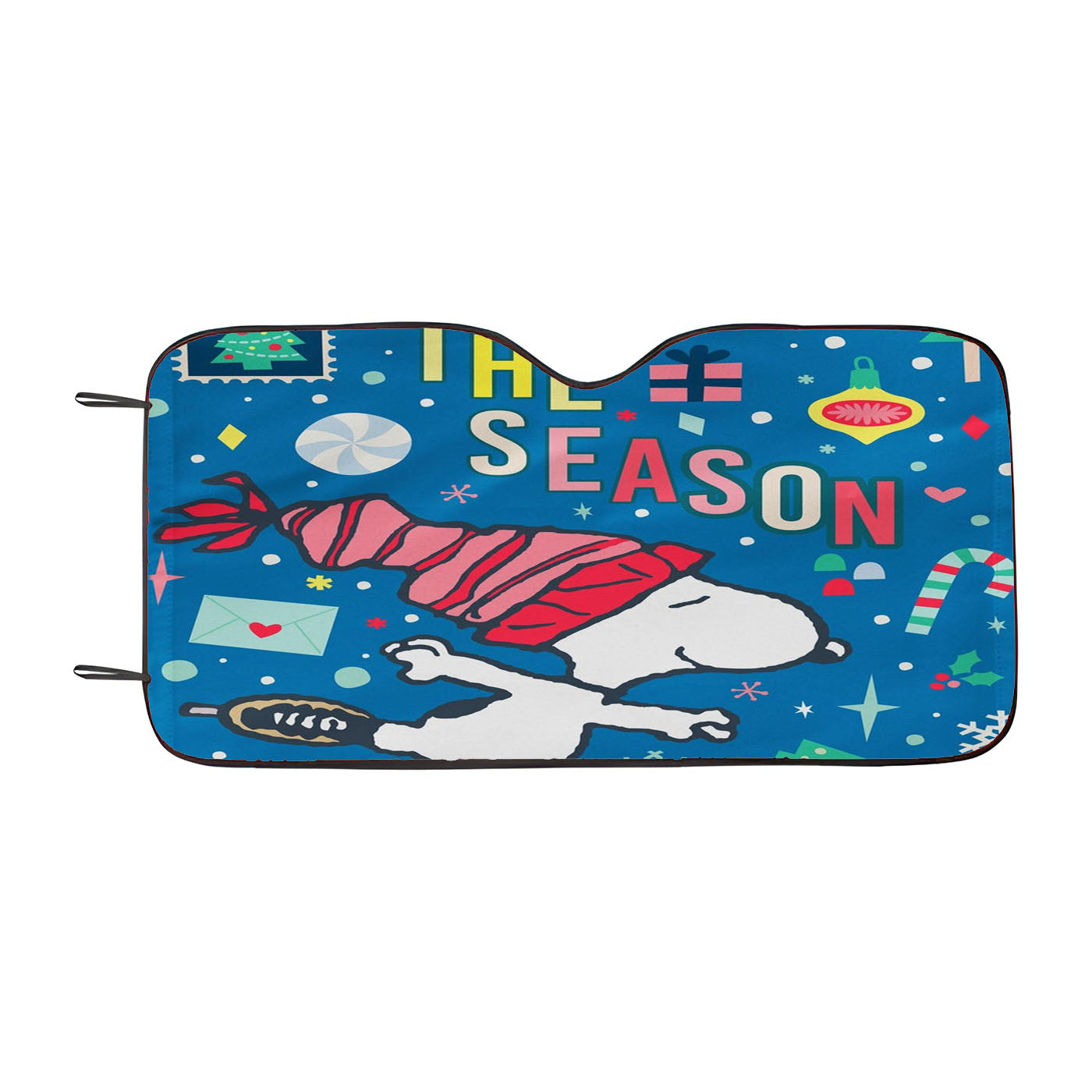 Peanuts Spring Flowers Car Auto Sun Shade Windshield Cover