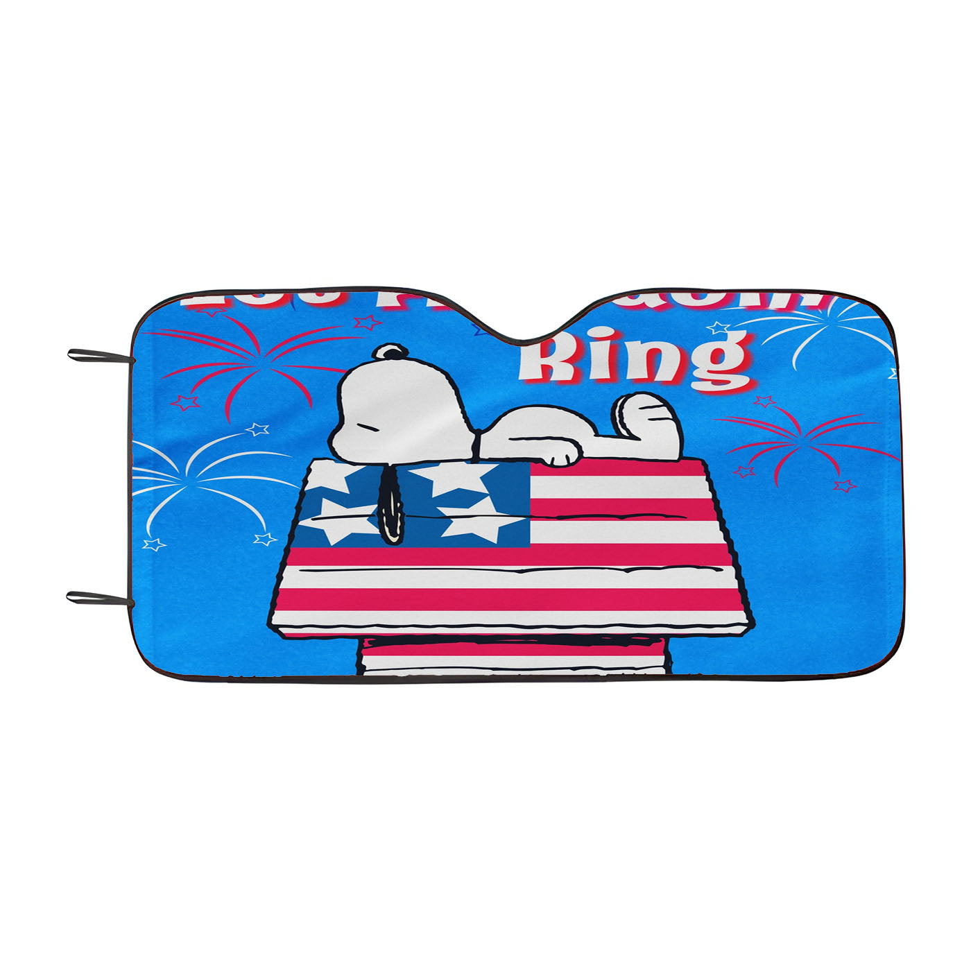 Peanuts Summer Beach Snoopy Car Auto Sun Shade Windshield Cover