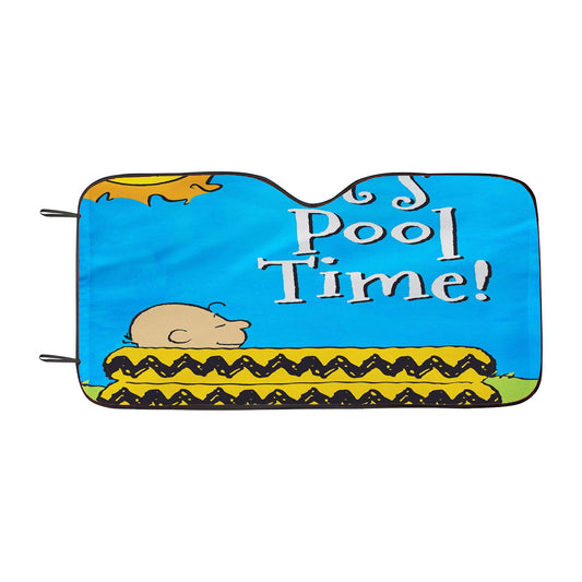 Peanuts Summer Beach Vibes Car Auto Sun Shade Windshield Cover