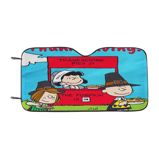 Peanuts Thanksgiving Woodstock Car Auto Sun Shade Windshield Cover