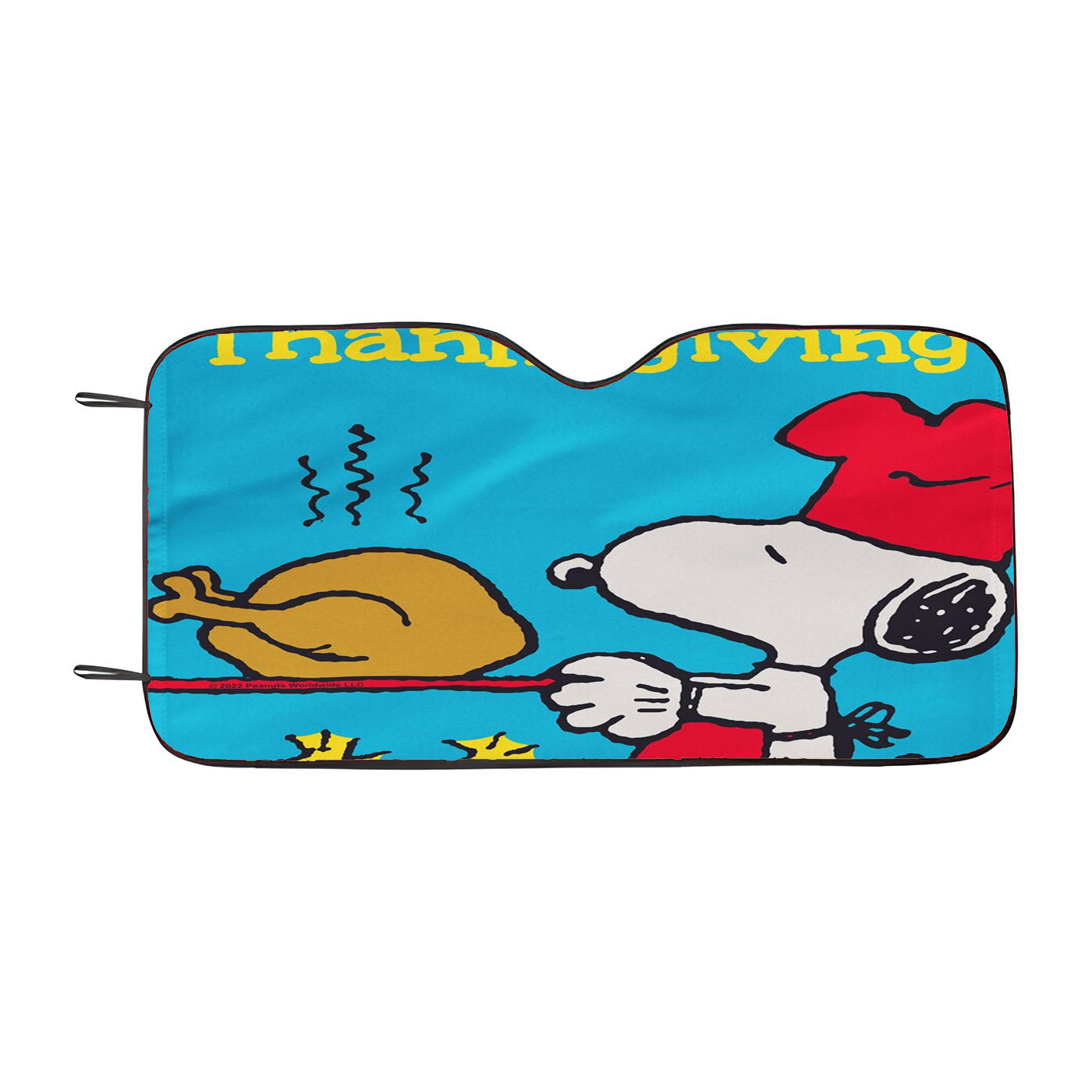 Peanuts Thanksgiving Car Auto Sun Shade Windshield Cover