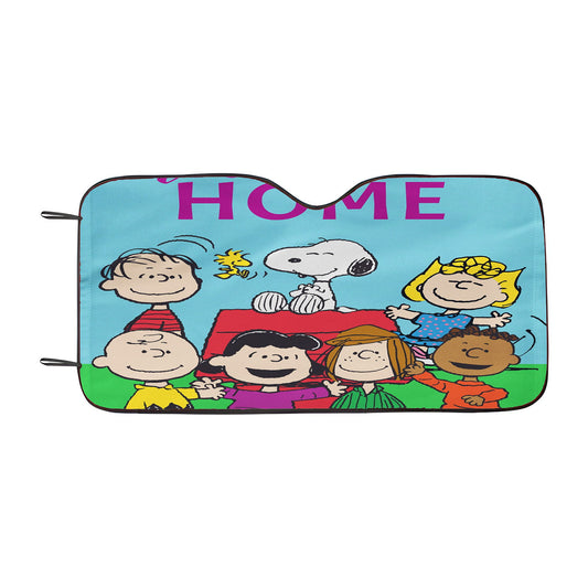 Peanuts Welcome Summer Snoopy & Woodstock Car Auto Sun Shade Windshield Cover
