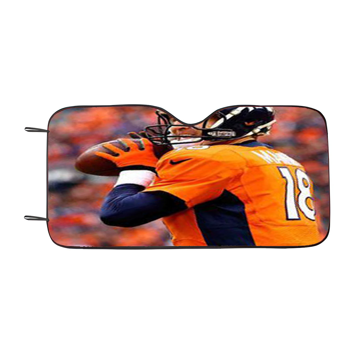 Peyton Manning Denver Broncos Car Auto Sun Shade Windshield Cover