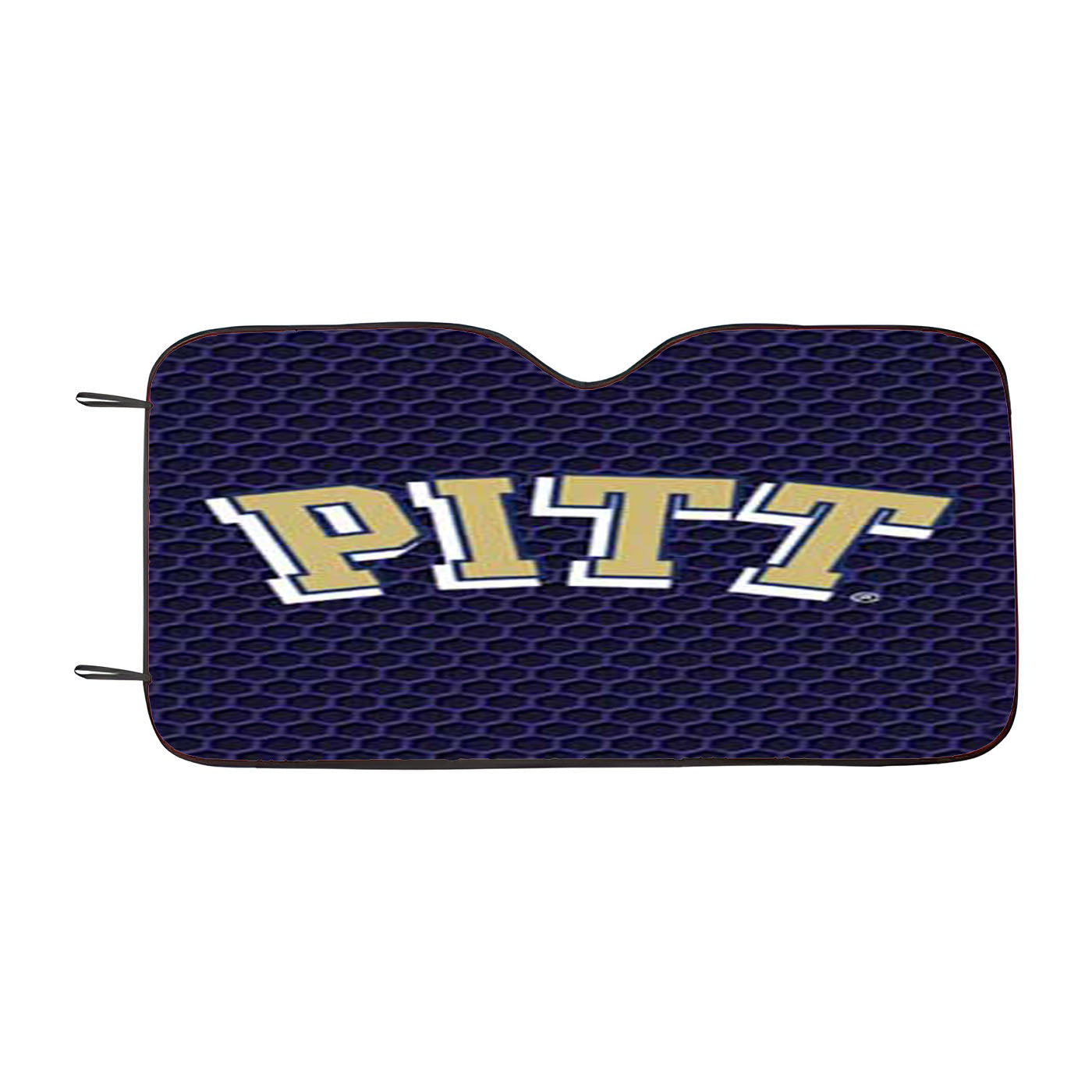 Pitt Panthers Honeycomb Car Auto Sun Shade Windshield Cover
